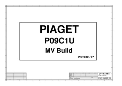 INVENTEC PIAGET UMA P09C1U REV A01