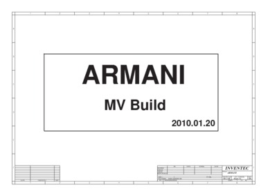 INVENTEC ARMANI MV BUILD 6050A2266501 REV X01