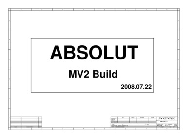 INVENTEC ABSOLUT MV2 6050A2162301 REVA04