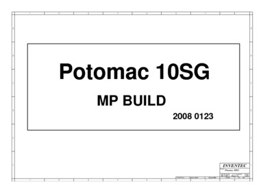 INVENTEC POTOMAC 10SG RX01 SCHEMATICS
