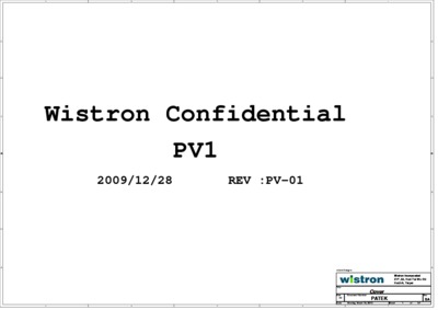 WISTRON PATEC DIS RPV-01 SCHEMATICS