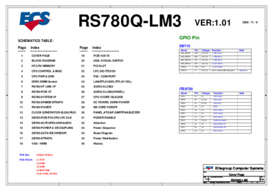 ECS RS780Q-LM3 REV 1.01