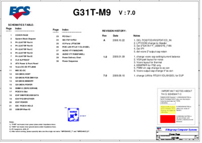 ECS G31T-M9 REV 7.0