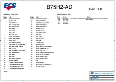 ECS B75H2-AD Rev 1.0