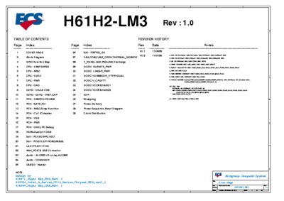 ECS H61H2-LM3 Rev 1.0