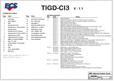 ECS TIGD-CI3 REV 1.1 MINI ITX