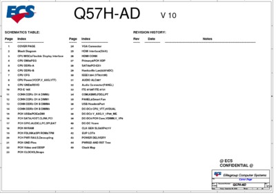 ECS Q57H-AD REV 1.0