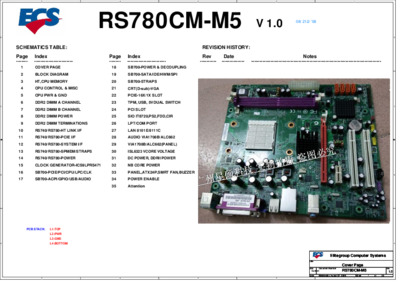 ECS RS780CM-M5 REV 1.0