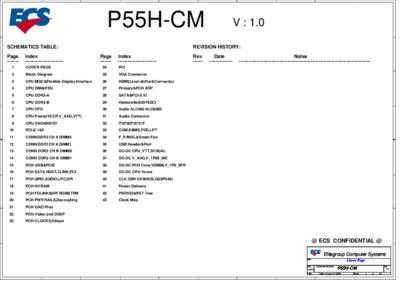 ECS P55H-CM  Rev 1.0