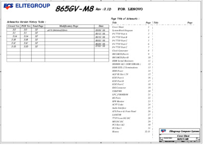 ECS 865GV-M8 REV 3.1D