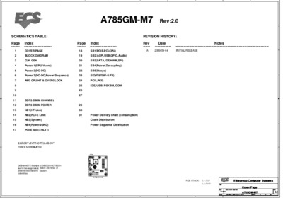 ECS A785GM-M Rev 2.0