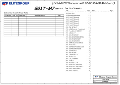 ECS G31T-M7 REV. 1.0