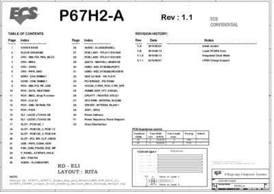 ECS P67H2-A REV 1.1