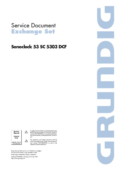 Sonoclock 53 SC 5303 DCF