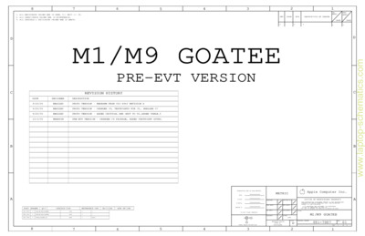 APPLE 820-1947 051-7007 00007  M1-M9 GOATEE