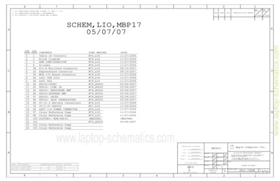 APPLE 820-2140 LIO Board