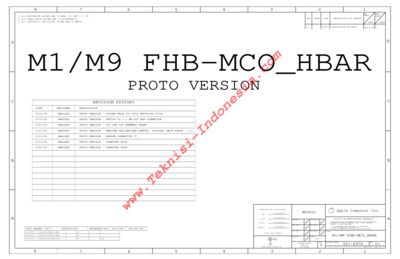 APPLE M1 M9 FHB-MCO HBAR PROTO 051-6978