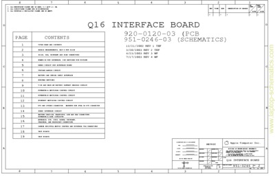 APPLE 920-0120 interface board