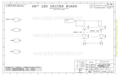 APPLE 820-2297 LED DRIVER board