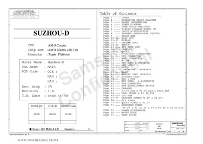 Samsung NP-R425 SUZHOU-D Rev1.0 AMD CASPIN SUZHOU-D