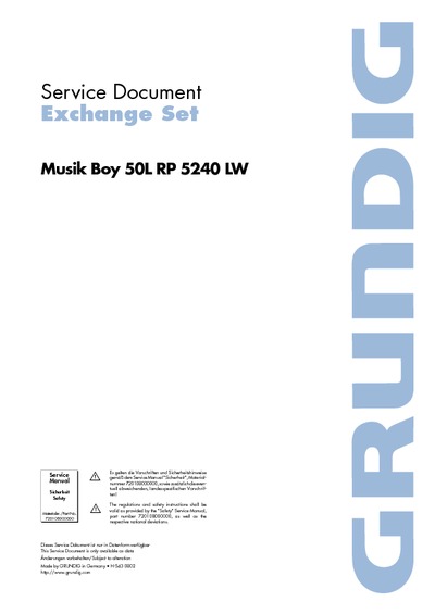 Musik Boy 50L RP 5240 LW