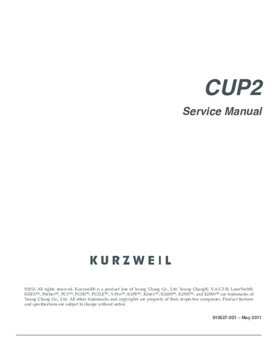 Kurzweil CUP2