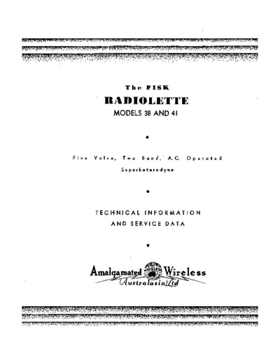 Radiolette 38 41