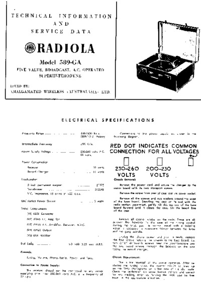 Radiola 589GA