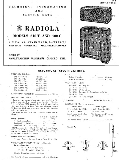 Radiola 610T 708C