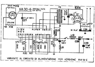 Autovox RA19-E power supply