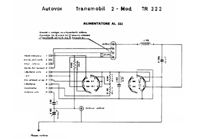 Autovox Transmobil 2 - AL222 Power supply