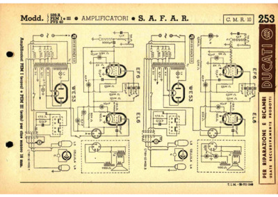 SAFAR 509A PEM I PEM III Amplifier