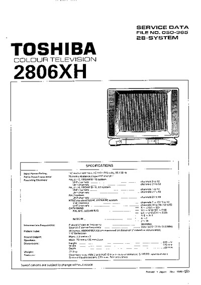 Toshiba 2806XH