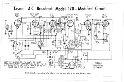 TASMA 170 Modified Circuit