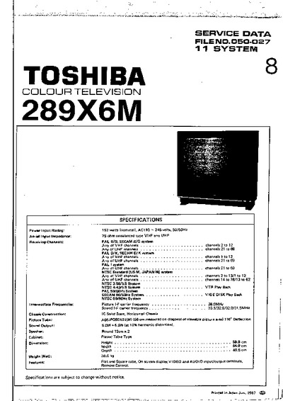 Toshiba 289X6M