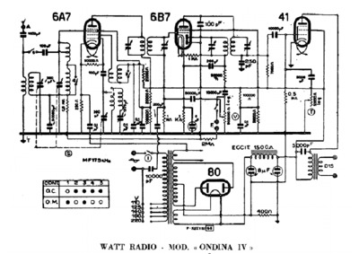 Watt Radio Ondina IV