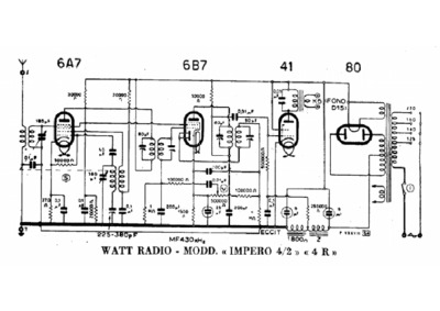 Watt Radio Impero 4-2 - 4R