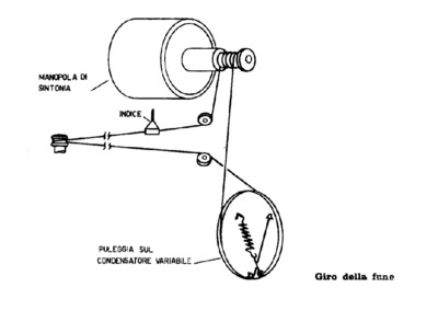 Radiomarelli RD302 tuning cord