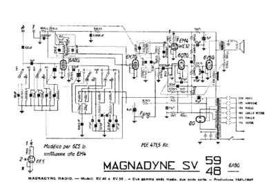 Magnadyne SV48 SV59