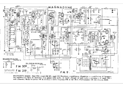 Magnadyne FM9 FM309 FM319