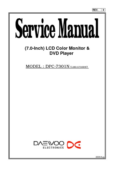 Daewoo DPC-7301n DVD POrtatil