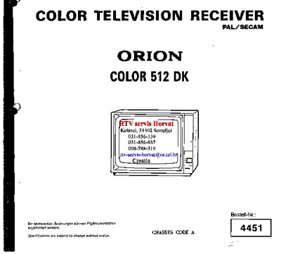 Orion Color 512 DK