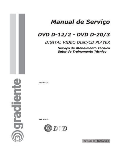 Gradiente D12/2 DVD D20/3