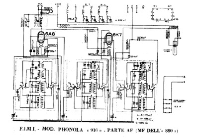 Phonola 910 RF unit
