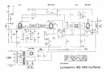 Lumophon WD365 Kurfuerst 2