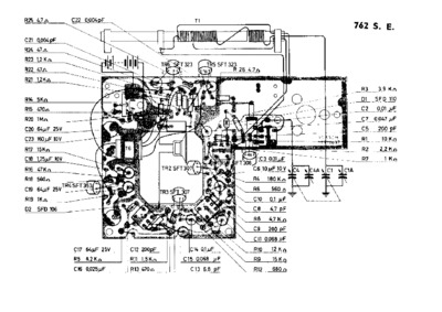 Voxson 762SE PCB layout