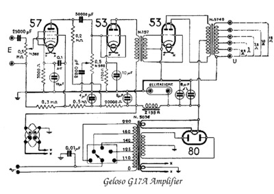 Geloso G17A Amplifier
