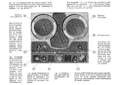 Geloso G242-M Wire Recorder instructions