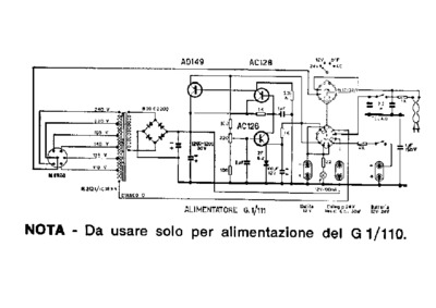 Geloso G1-111 Power supply