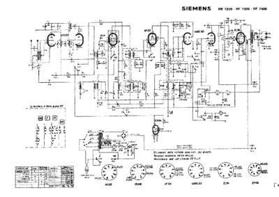 Siemens RR7229 RF7329 RF7429